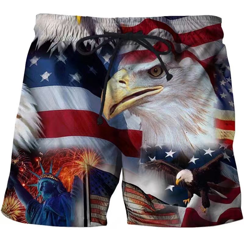 3D Printing Usa - Costume da Bagno Uomo con Bandiera