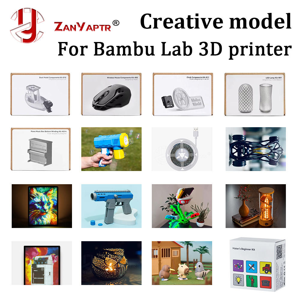 3D Printing Bambu - Componenti Creativi DIY per Bambu Lab,