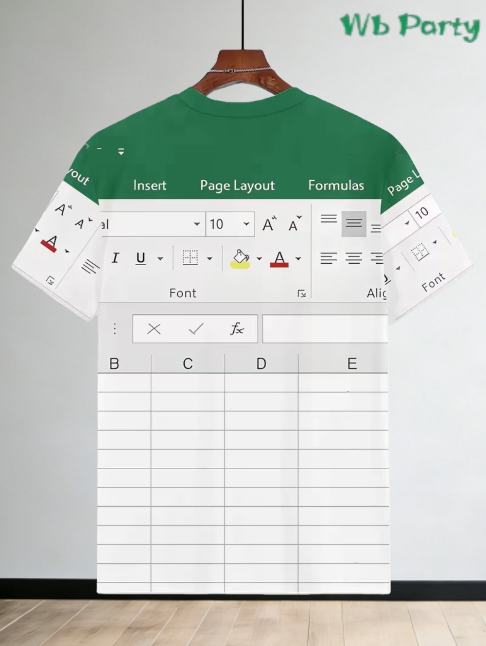 3D Printing Online Service - Casual Excel Tshirt per uomo 3D