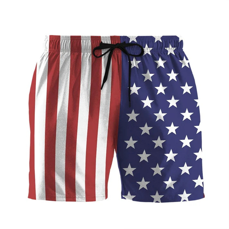 3D Printing Usa - Pantaloncini da Spiaggia per Uomo con