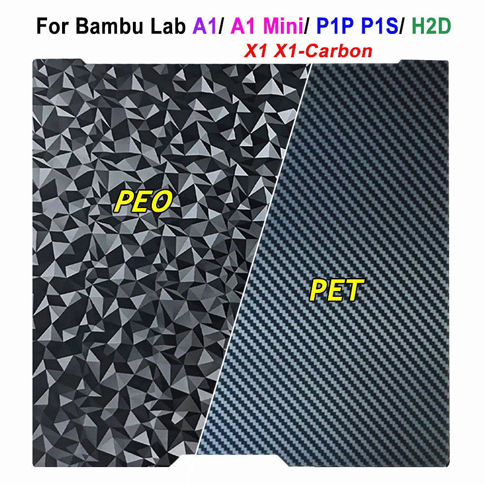3D Printing Bambu - Foglio PET PEO per Bambu Lab
