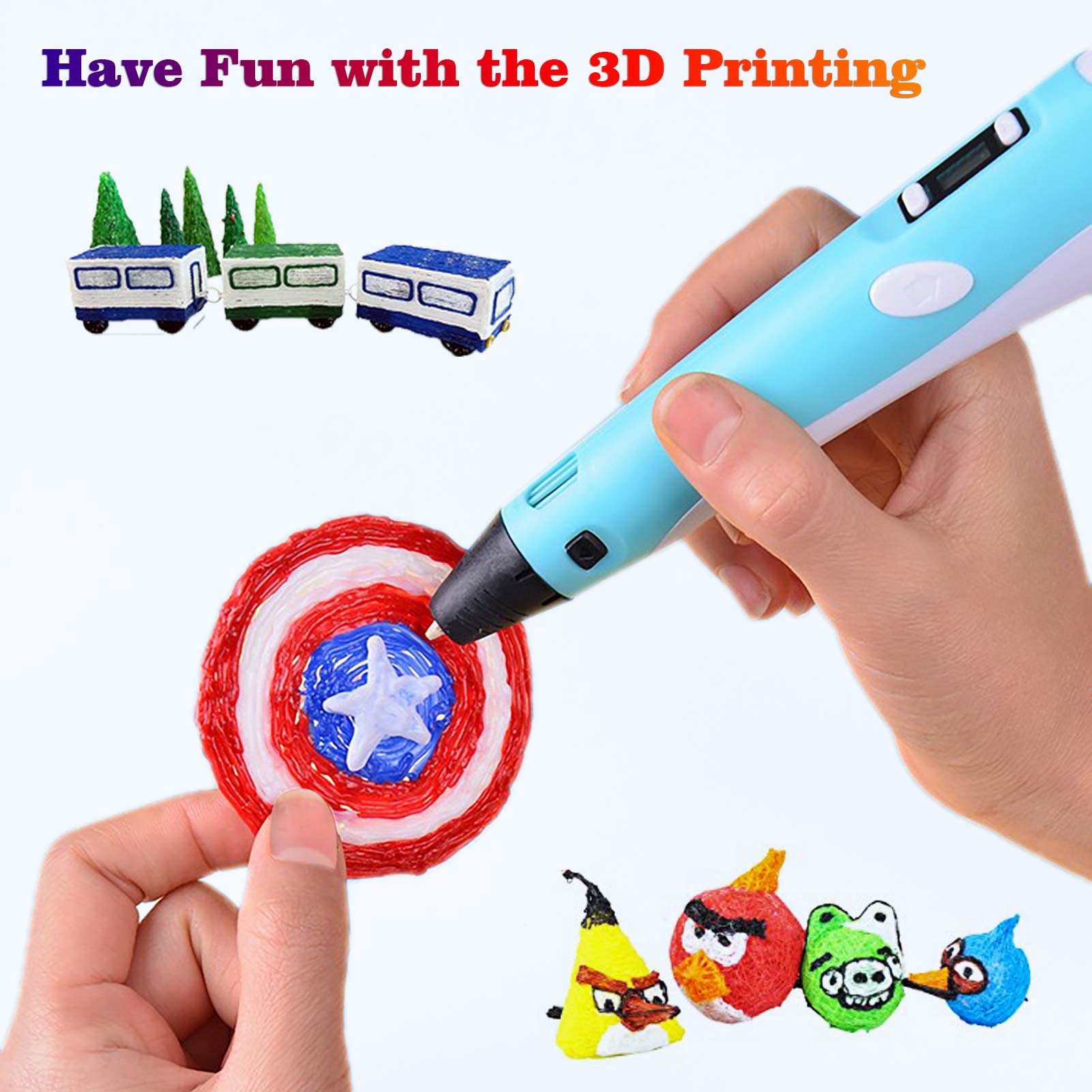 Filamento PLA 40/32/30 colori  - 3D Printing Pen For Kids recensione e prezzo