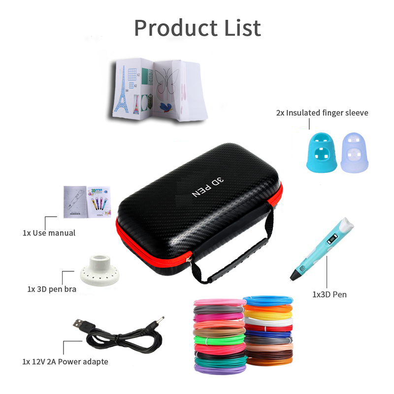 Penna 3D con schermo LCD compa - 3D Printing Pen For Kids recensione e prezzo