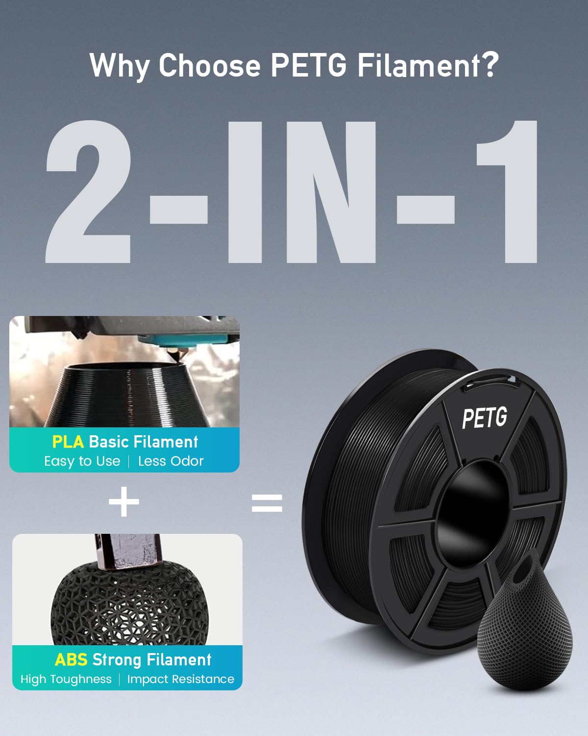 SUNLU 3KG Filamento 3D PLA/PLA - Petg Filament recensione e prezzo