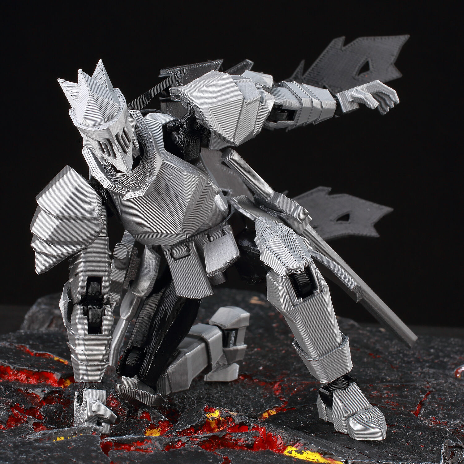 ​ 9L3D Lucky13 Silver Knight R - 3D Printing Online Service recensione e prezzo