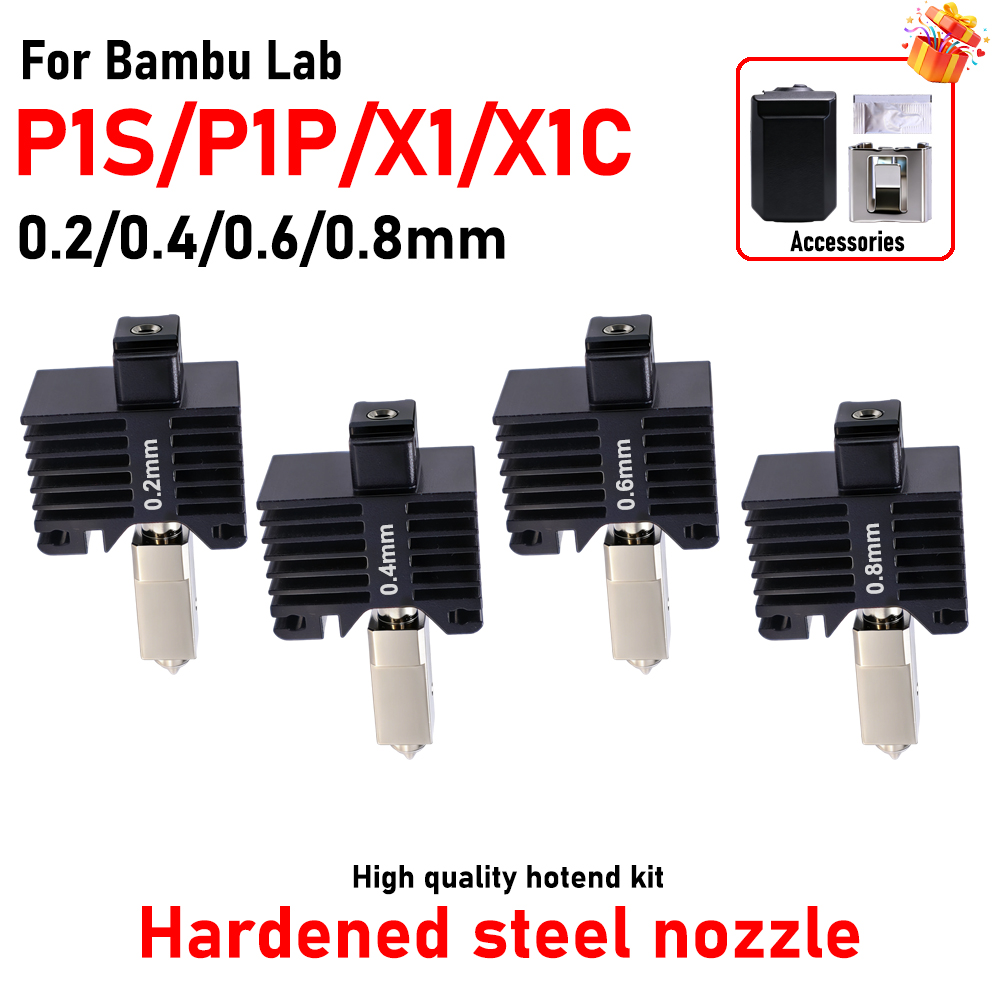 Hotend per Bambu Lab P1P X1C P - 3D Printing Bambu recensione e prezzo