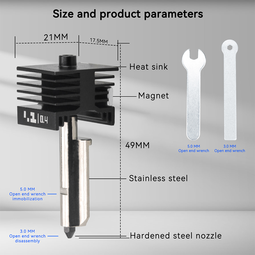 Hotend aggiornato per Bambu La - 3D Printing Bambu recensione e prezzo