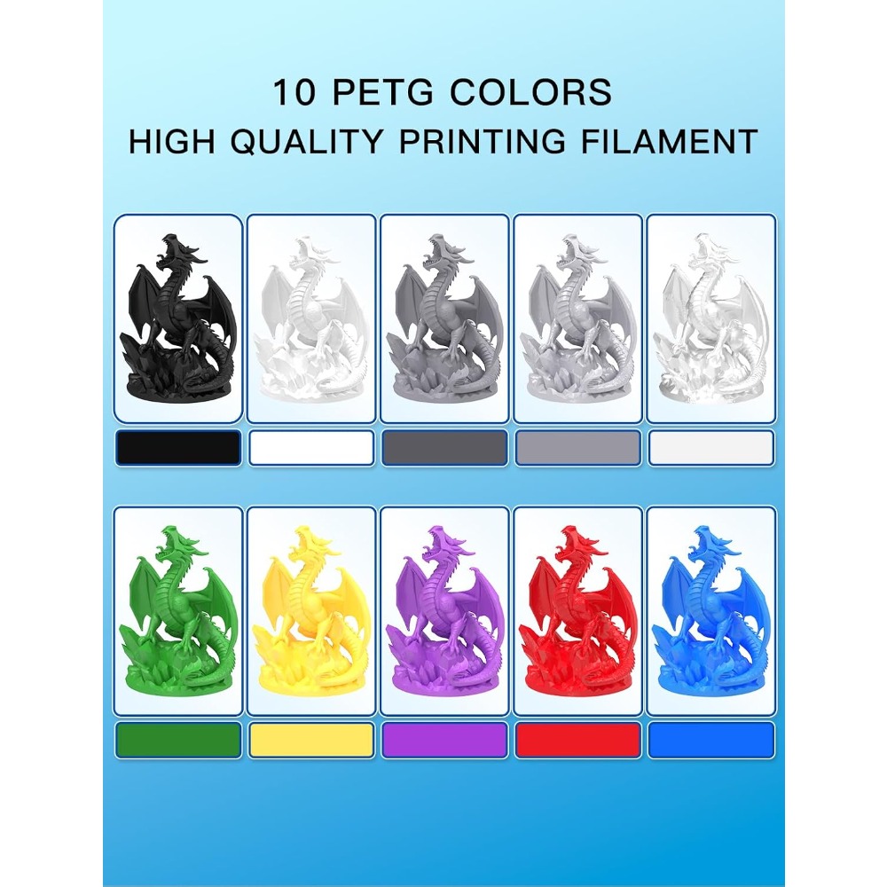 Filamento PETG per Stampante 3 - Petg Filament recensione e prezzo