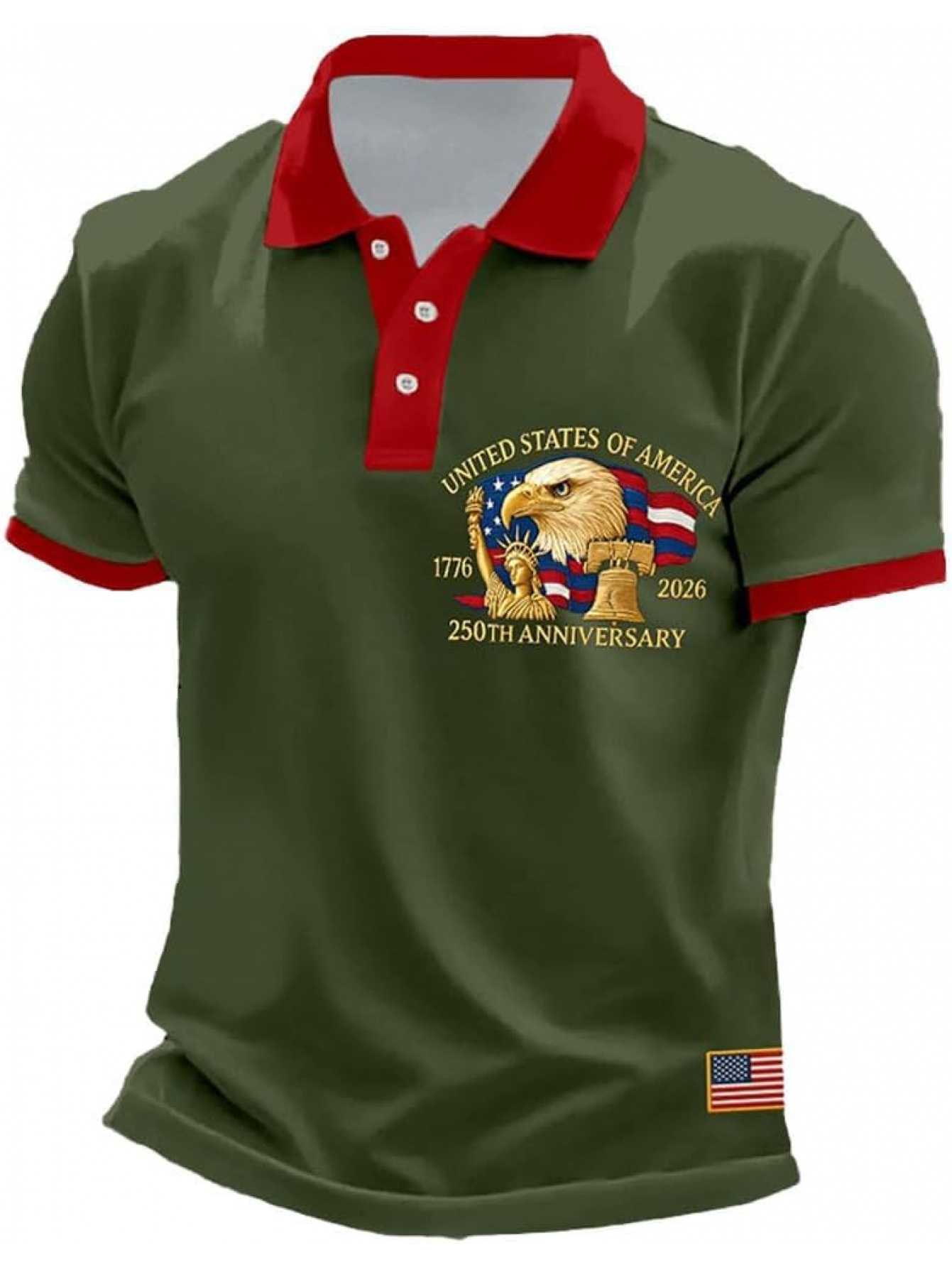 Polo da uomo USA 250° Annivers - 3D Printing Usa recensione e prezzo